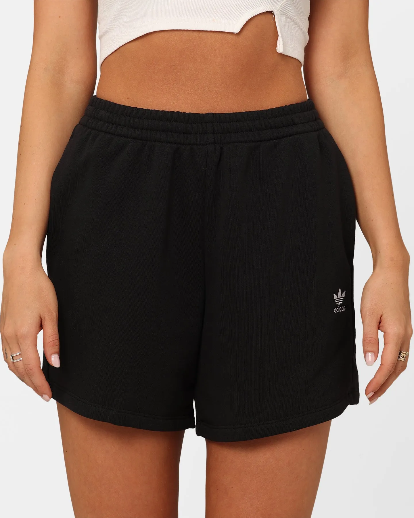 Adidas Women's Adicolour Essentials French Terry Shorts Black