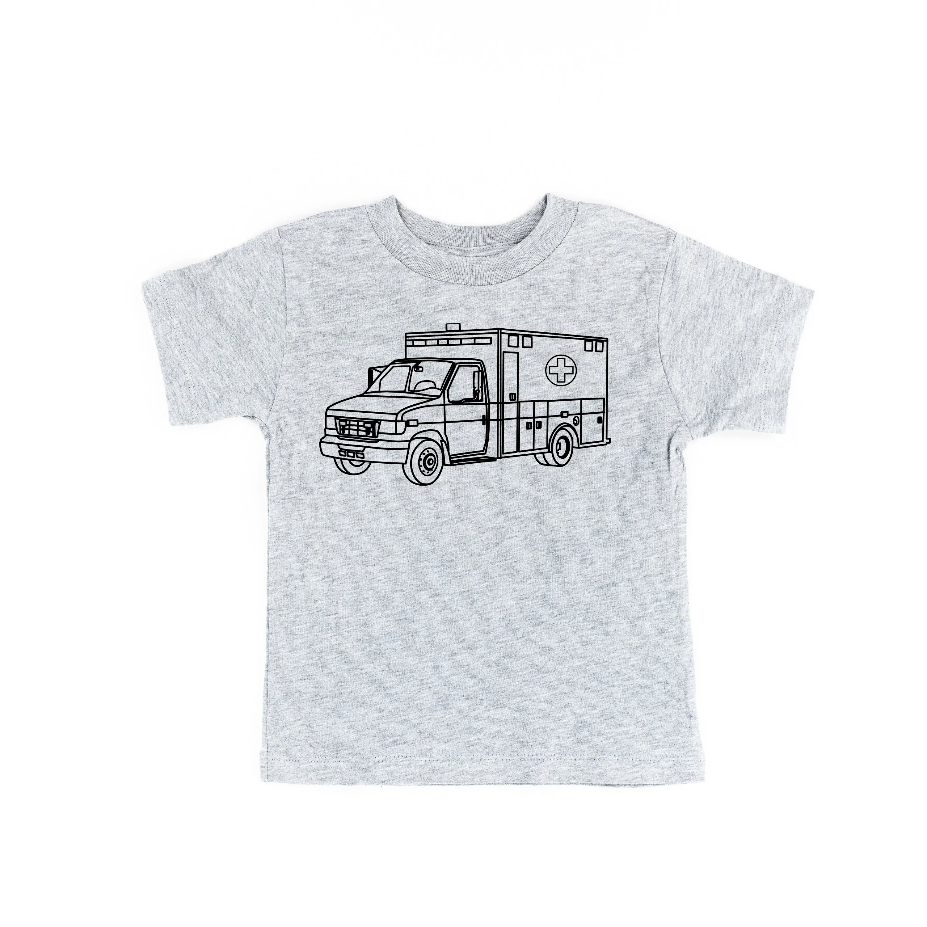 AMBULANCE - Minimalist Design - Short Sleeve Child Shirt