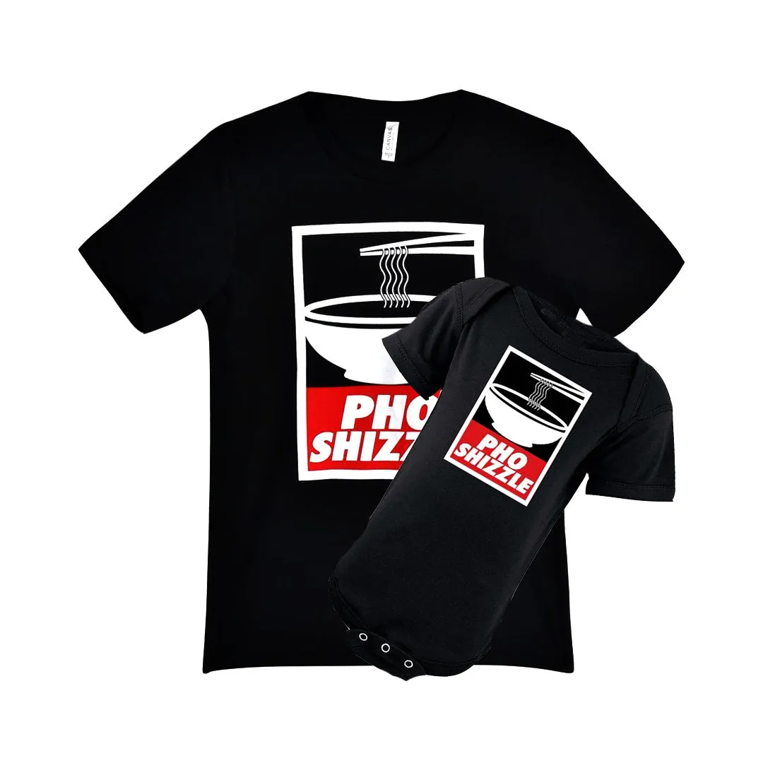 BAD PICKLE TEES PHO SHIZZLE T-SHIRT- MEN’S