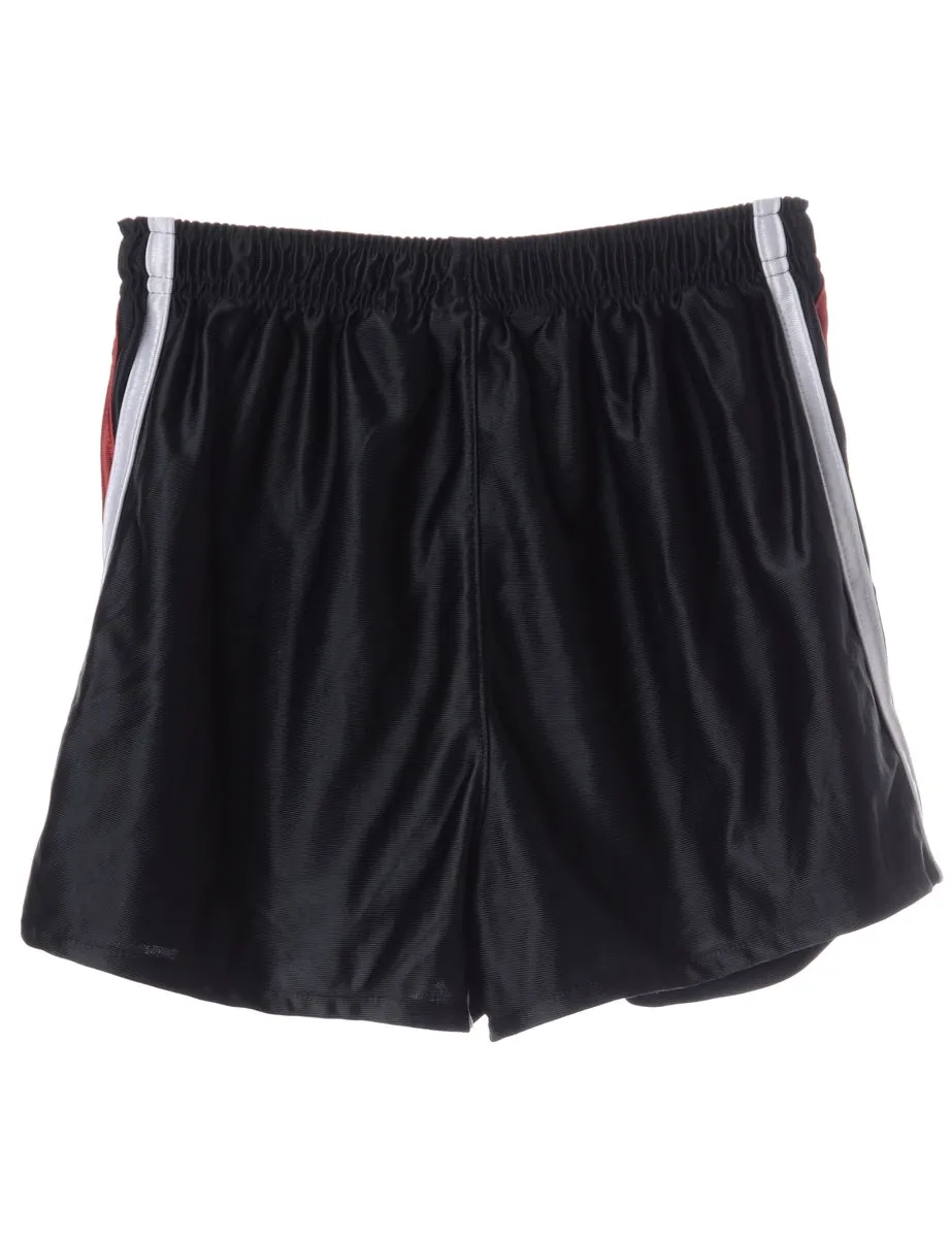 Beyond Retro Label Louise Sport Shorts Black With A Drawstring Waist