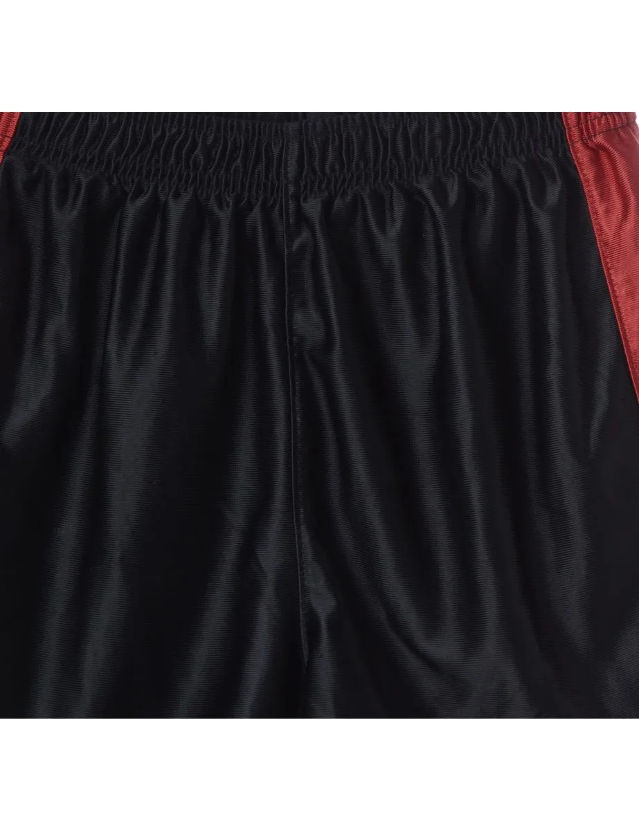 Beyond Retro Label Louise Sport Shorts Black With A Drawstring Waist