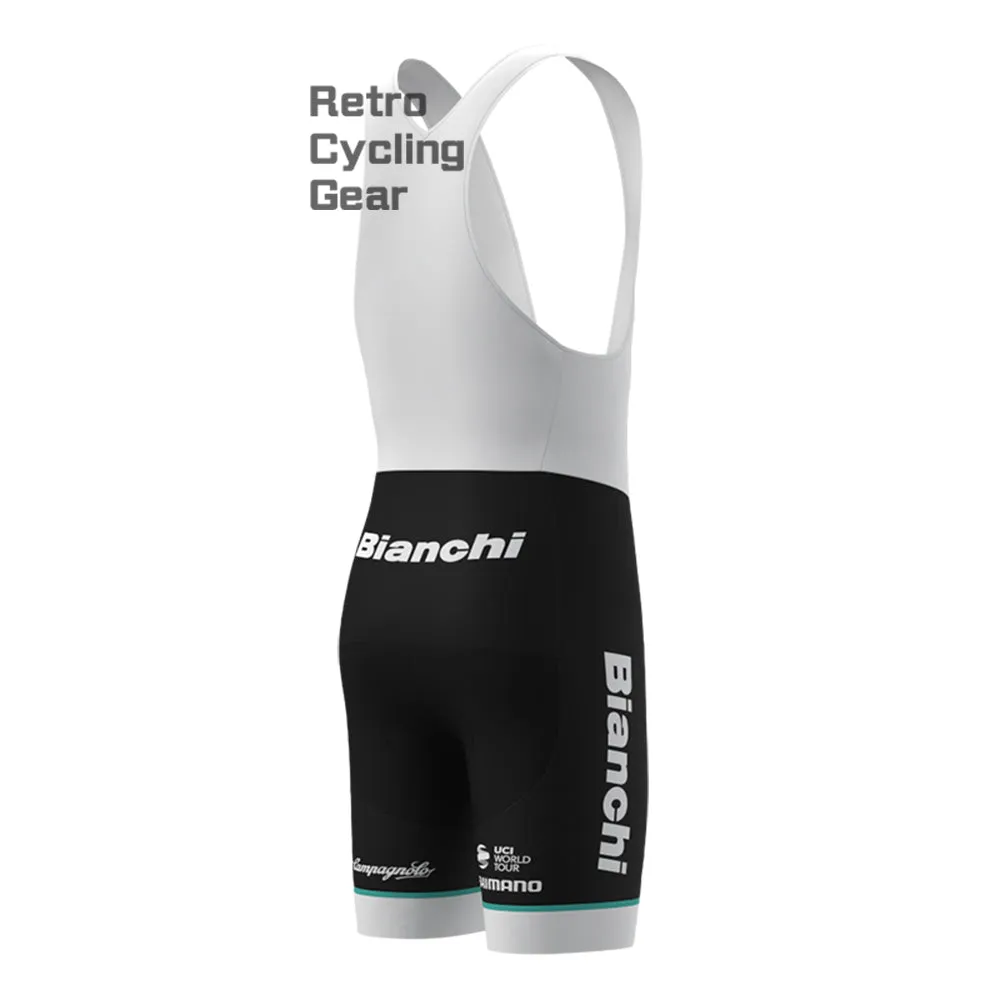 blue Bianchi Bib Cycling Shorts