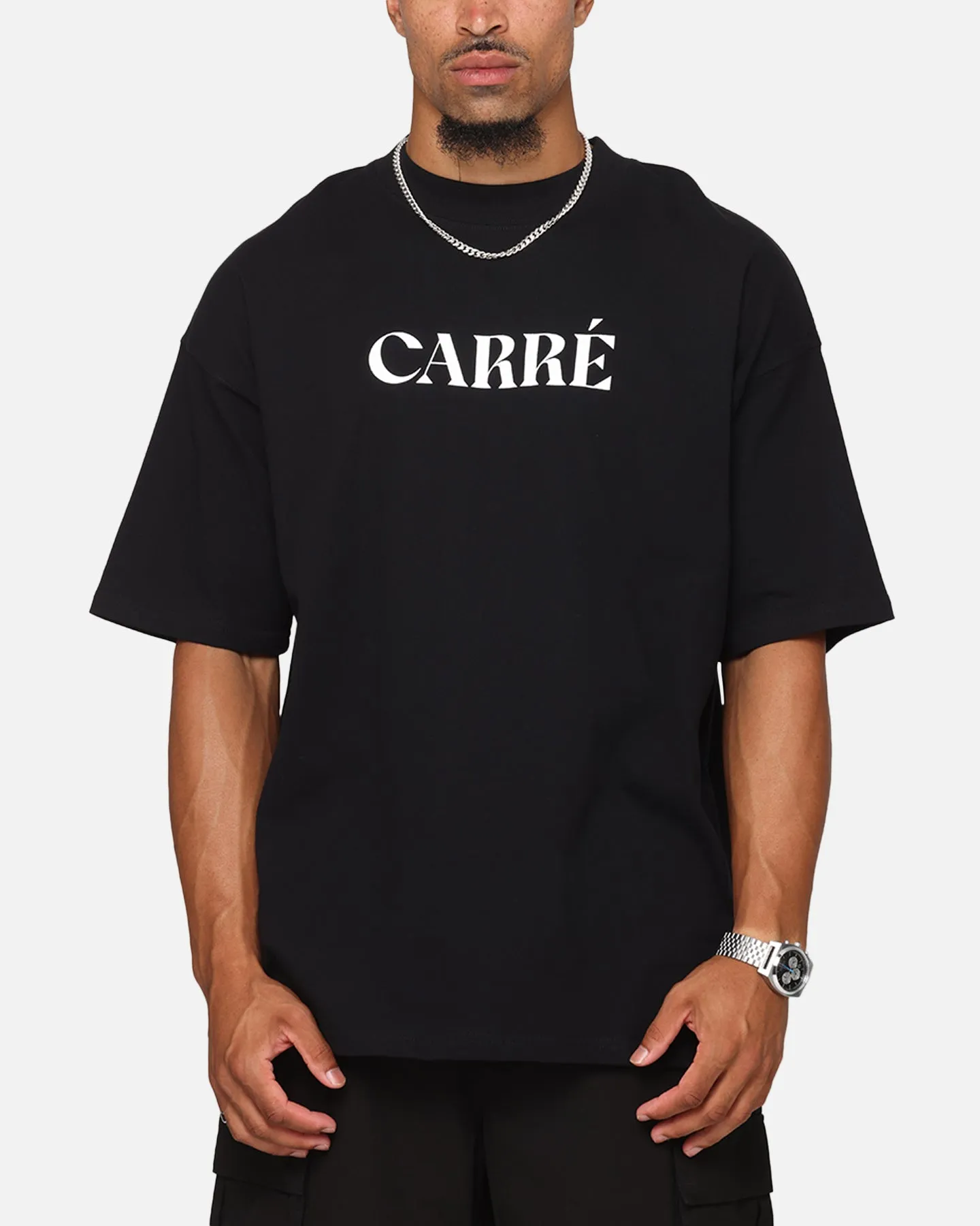 Carre Minimalist T-Shirt Black