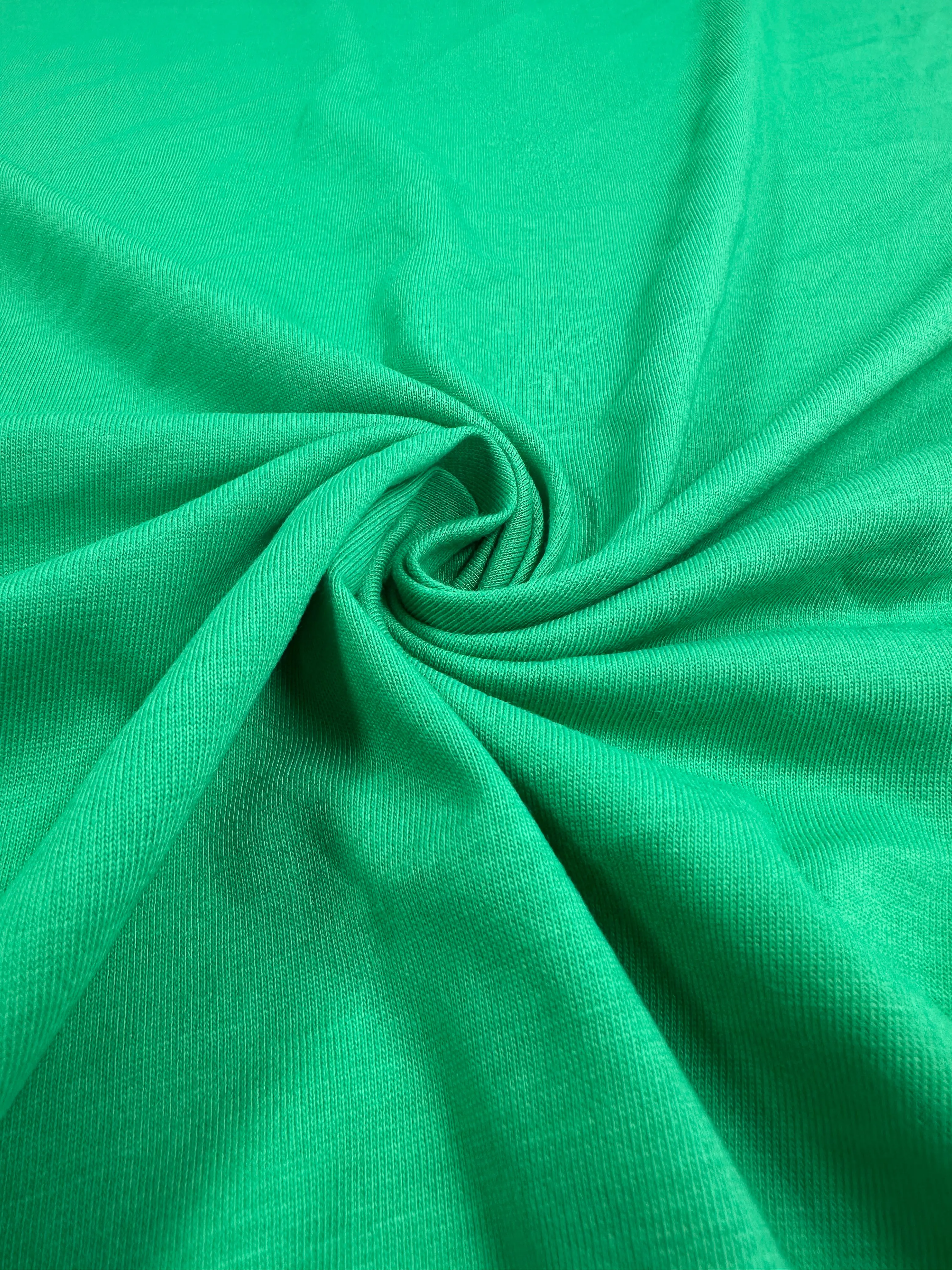 Cotton Jersey - Vivid Green - 165cm