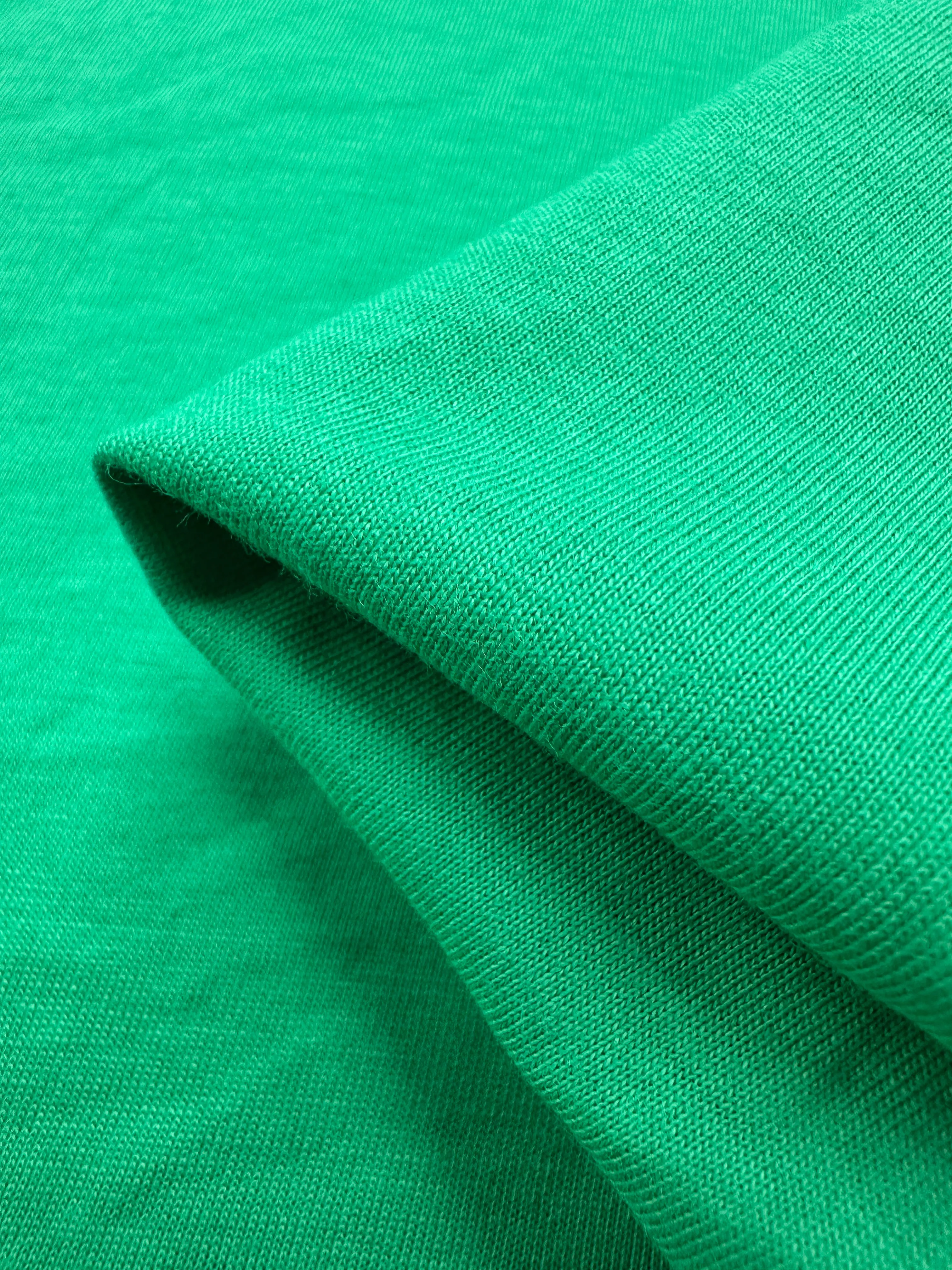 Cotton Jersey - Vivid Green - 165cm