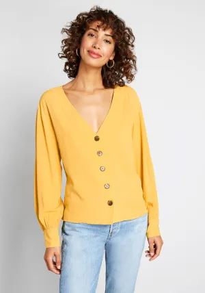 Effortless Example Long Sleeve Blouse