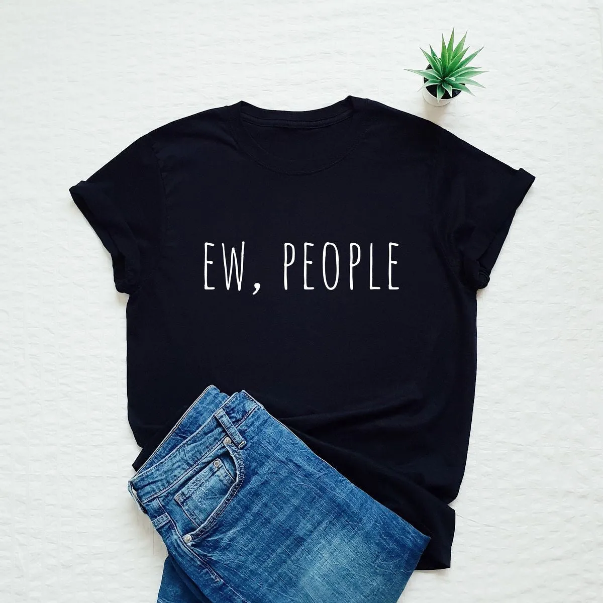 Ew People Printed Unisex T-Shirt