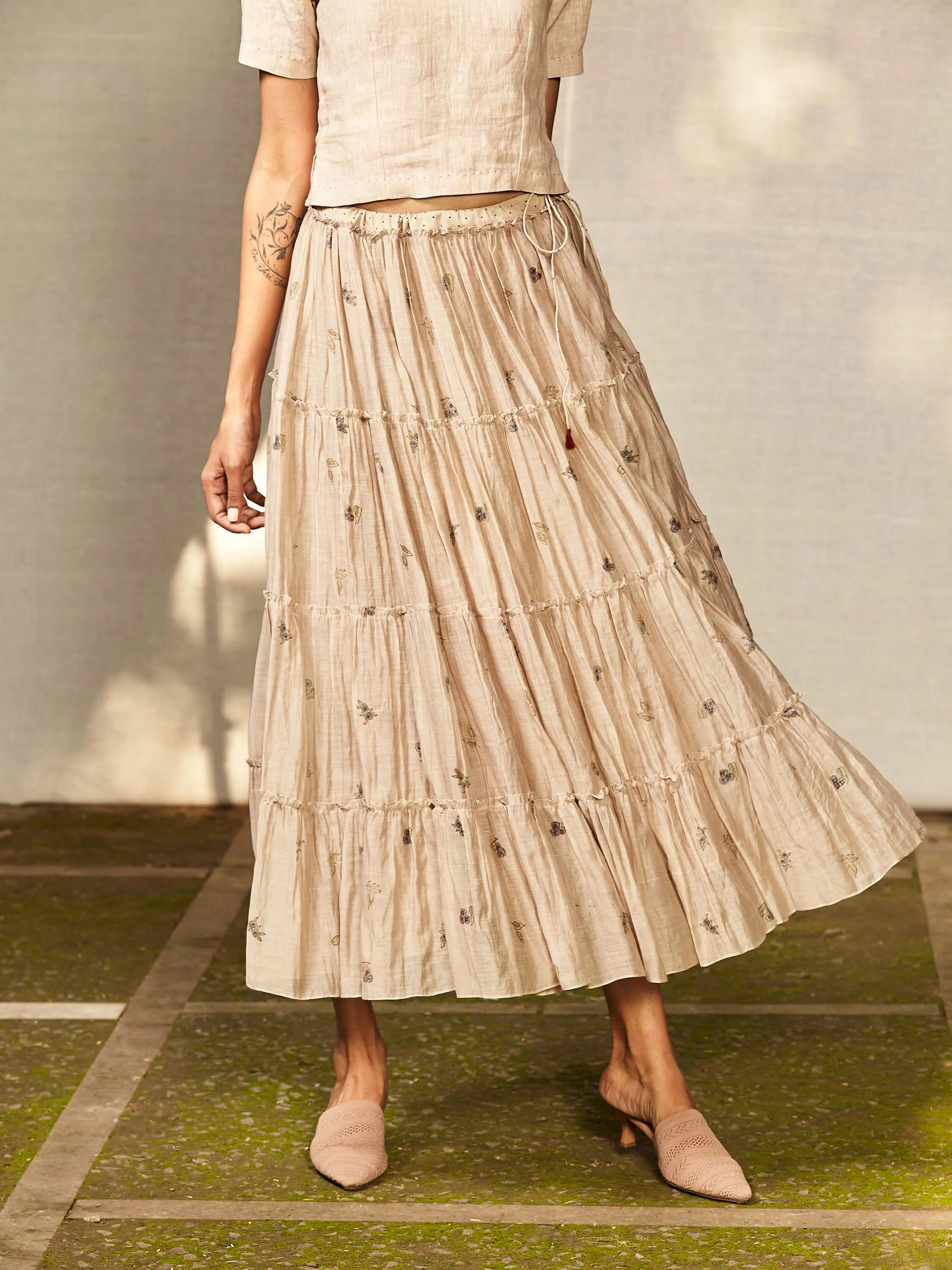 Floret Tier Skirt