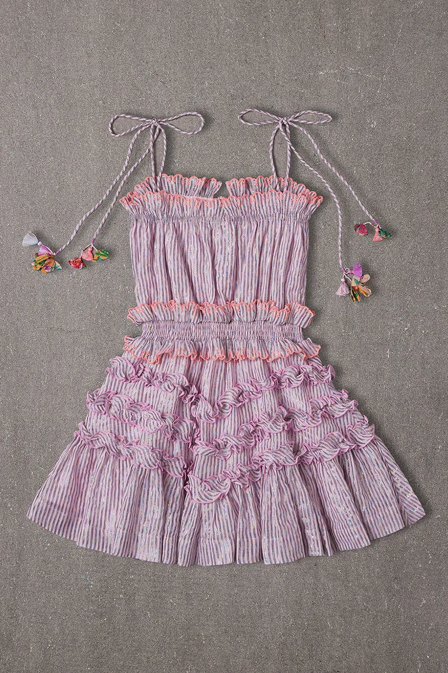 Girls Dress Nellystella Casey Ballet Stripes