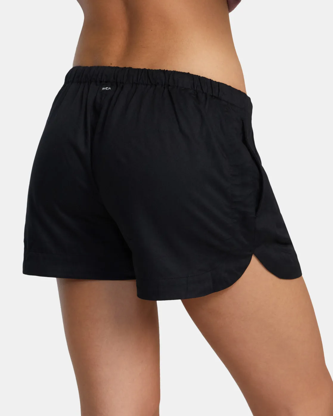 Grounded Elastic Waist Shorts - RVCA Black