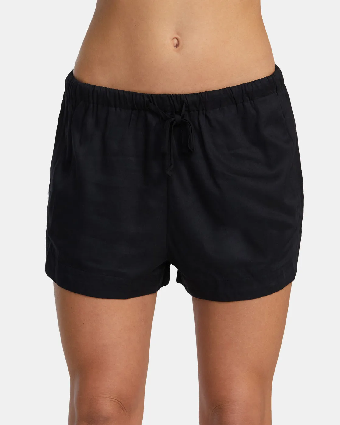 Grounded Elastic Waist Shorts - RVCA Black