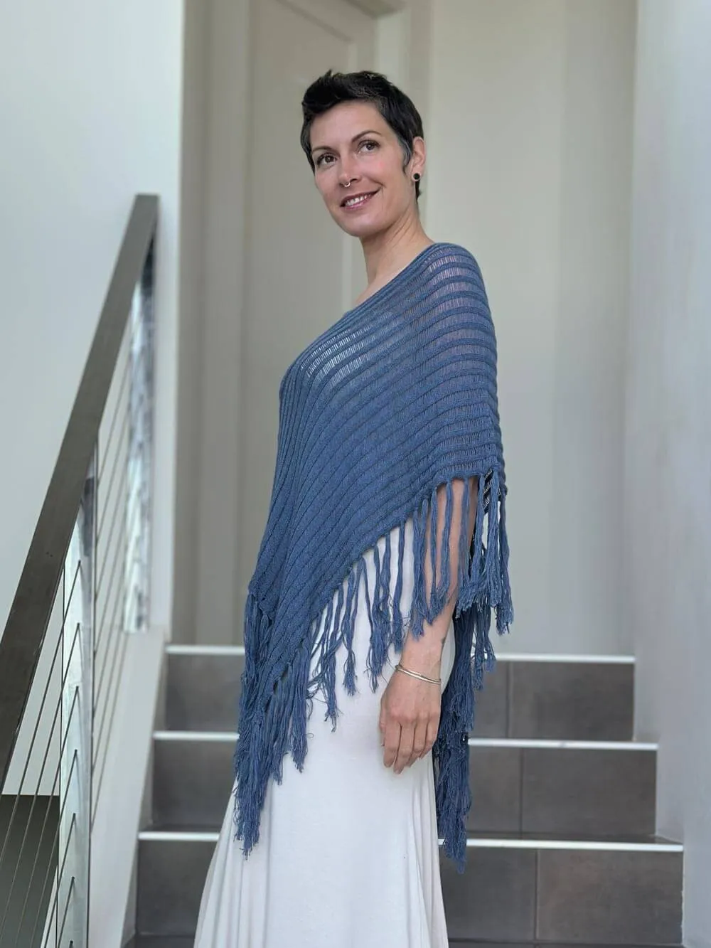 Hand Knit Poncho