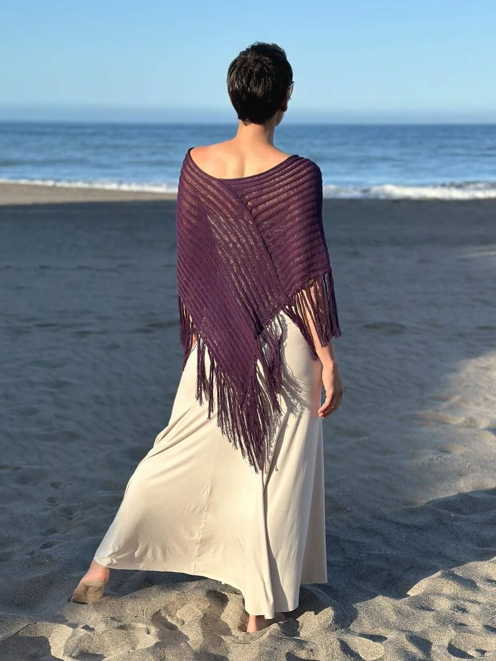 Hand Knit Poncho