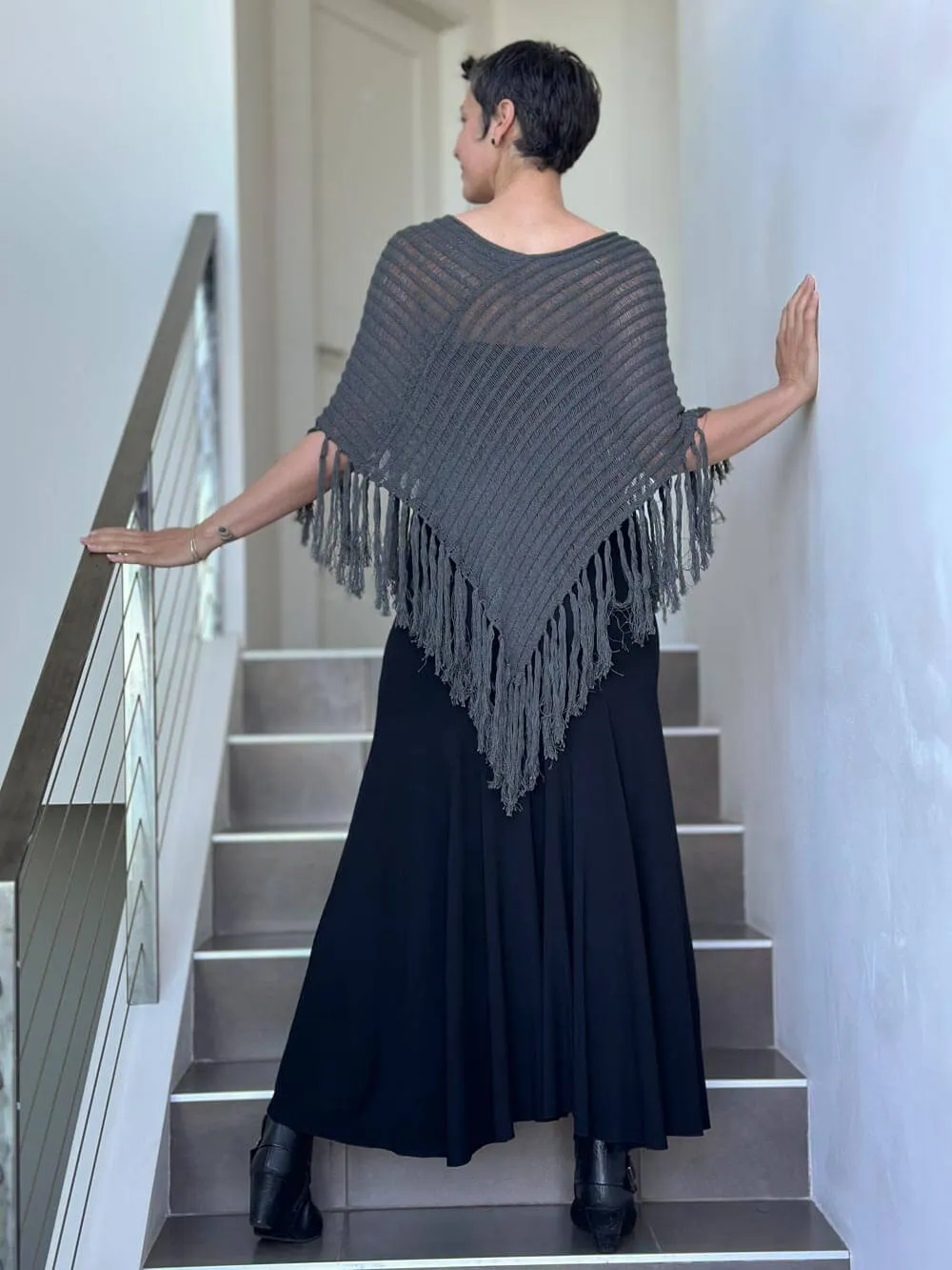 Hand Knit Poncho