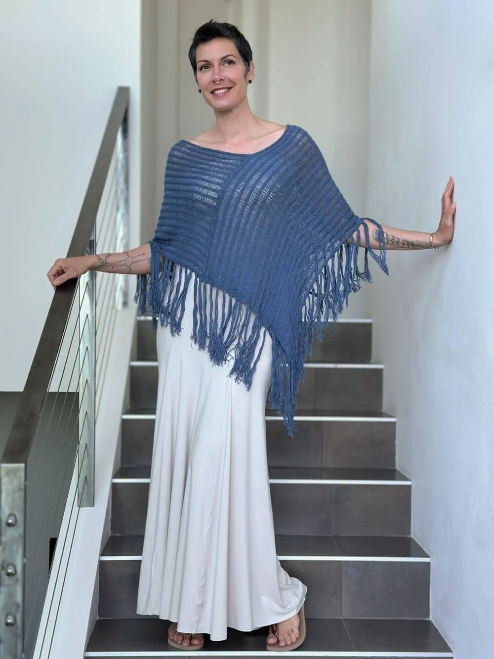 Hand Knit Poncho