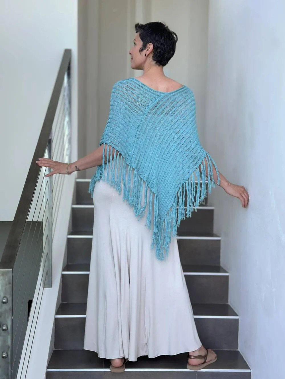 Hand Knit Poncho