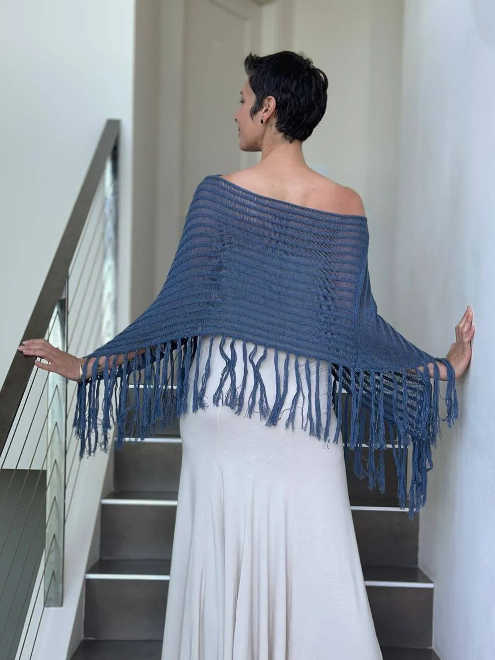 Hand Knit Poncho