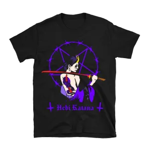 Hebi Katana - Katana Priestess T-Shirt - Black