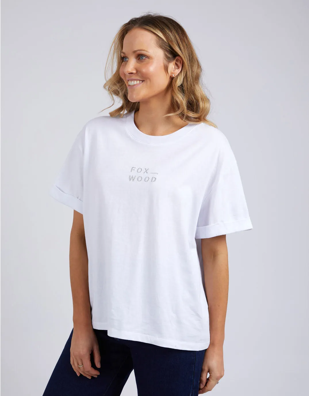 Huntleigh Oversized Tee - White