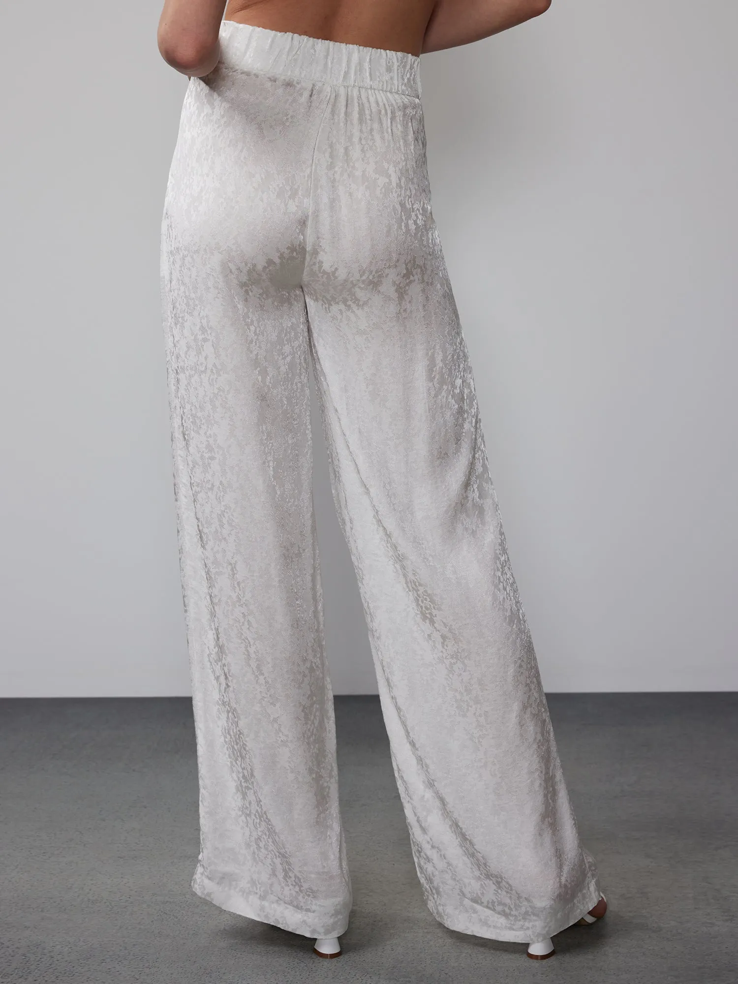 Jacquard Palazzo Pant