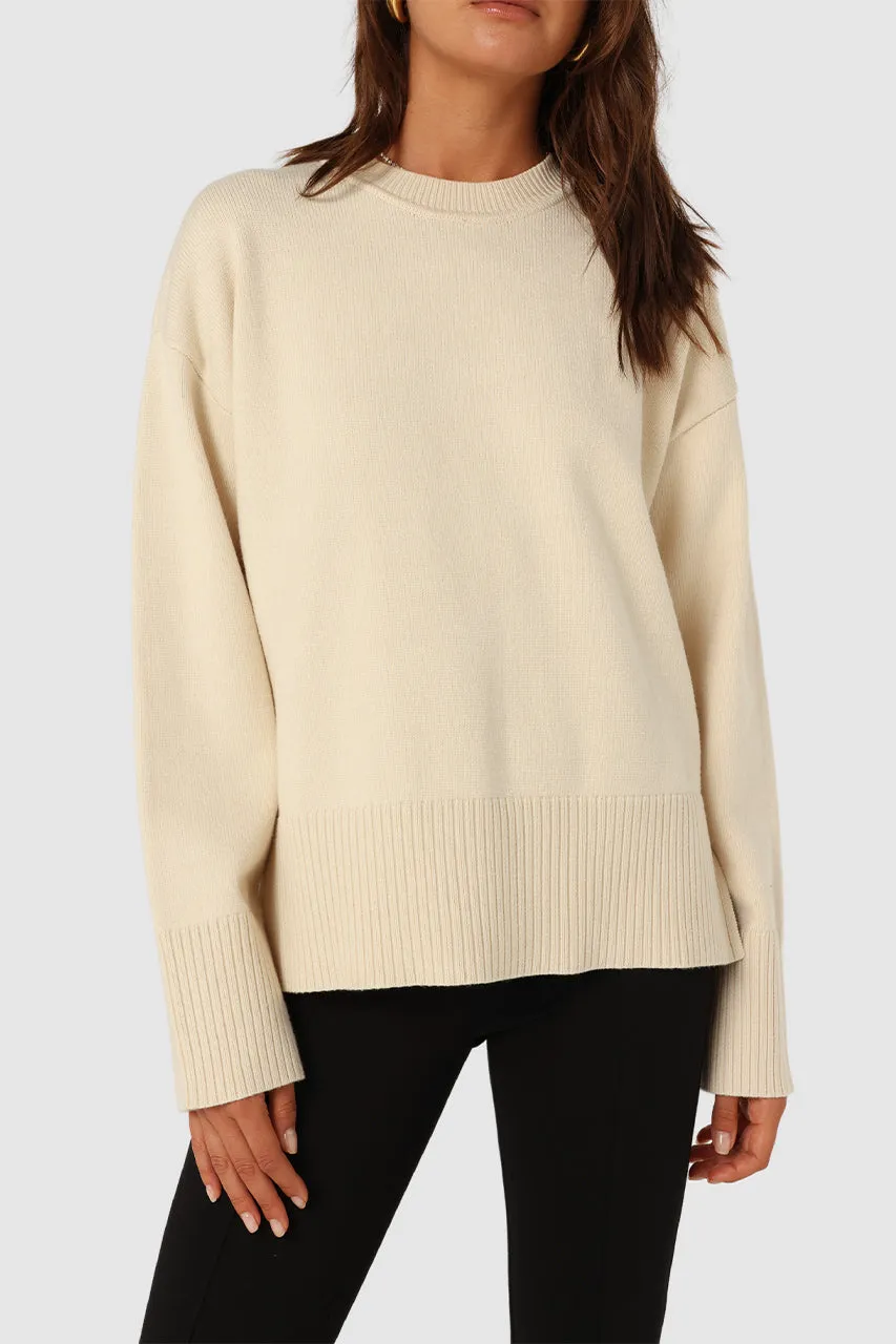 June Knit Jumper | Cream