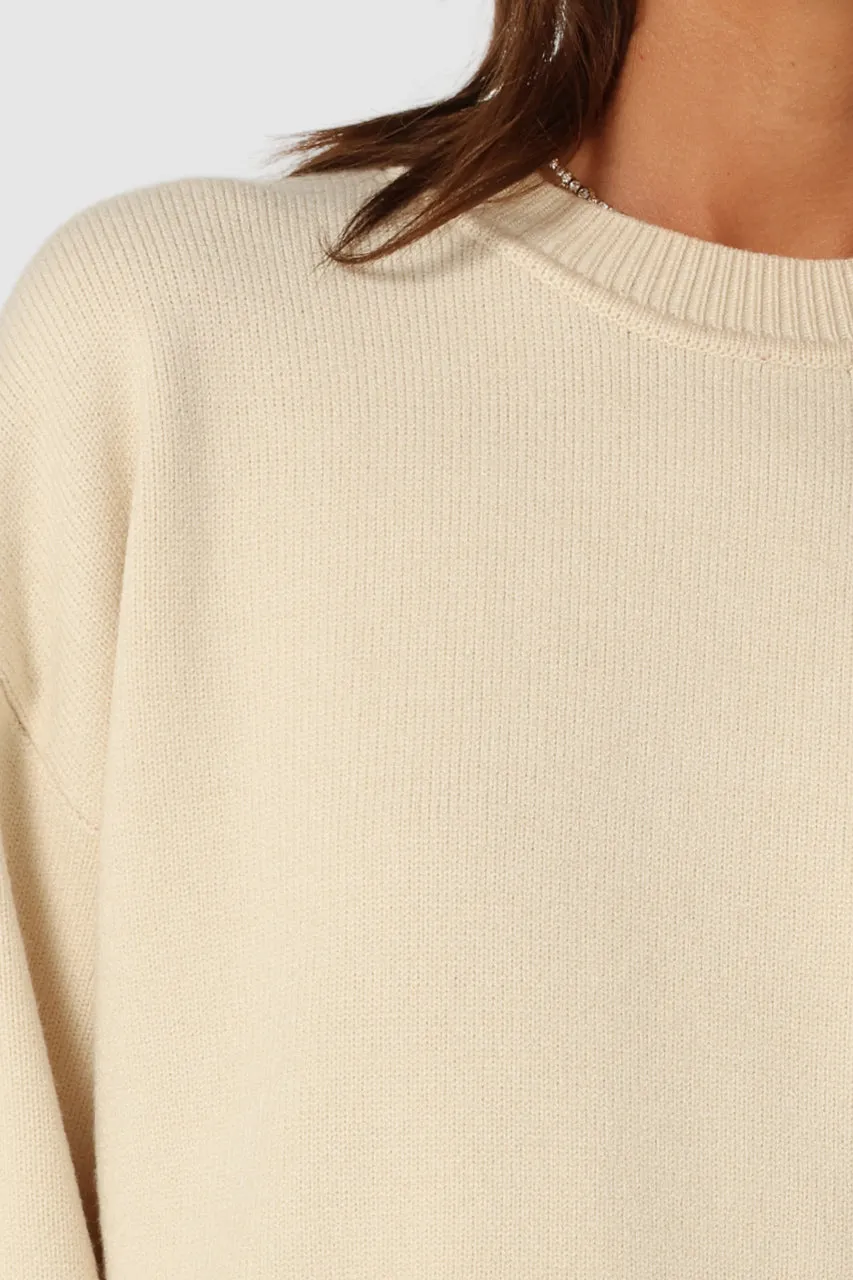 June Knit Jumper | Cream