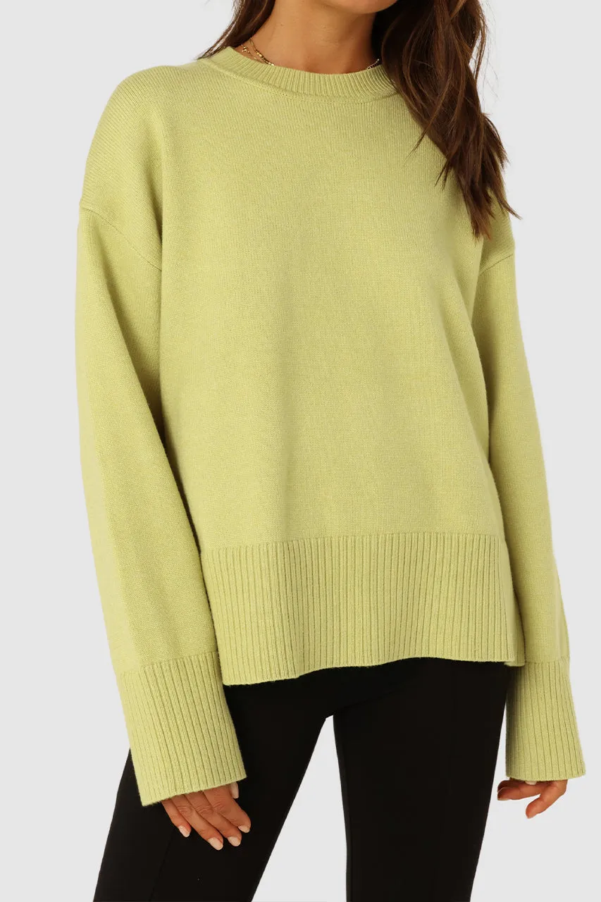 June Knit Jumper | Green