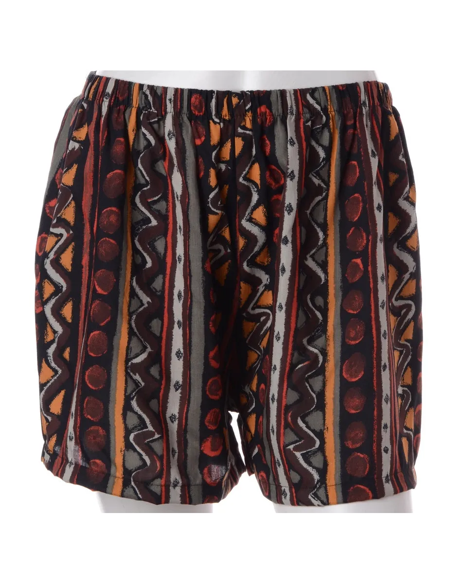 Label Multi-colour Summer Shorts