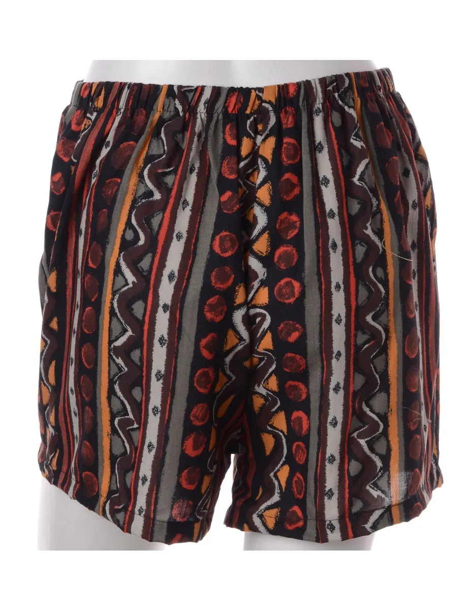 Label Multi-colour Summer Shorts