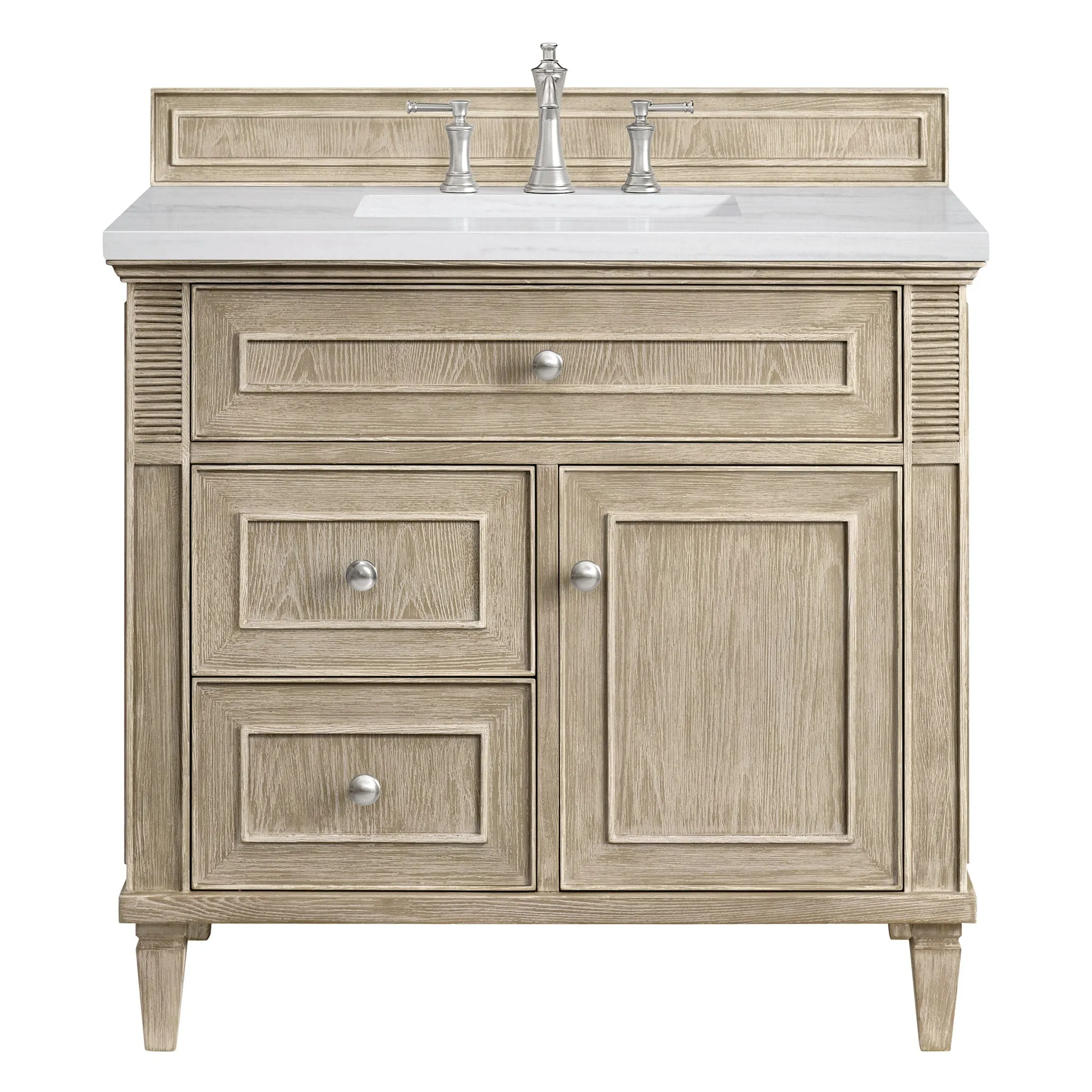 Lorelai 36" Single Vanity in Whitewashed Oak