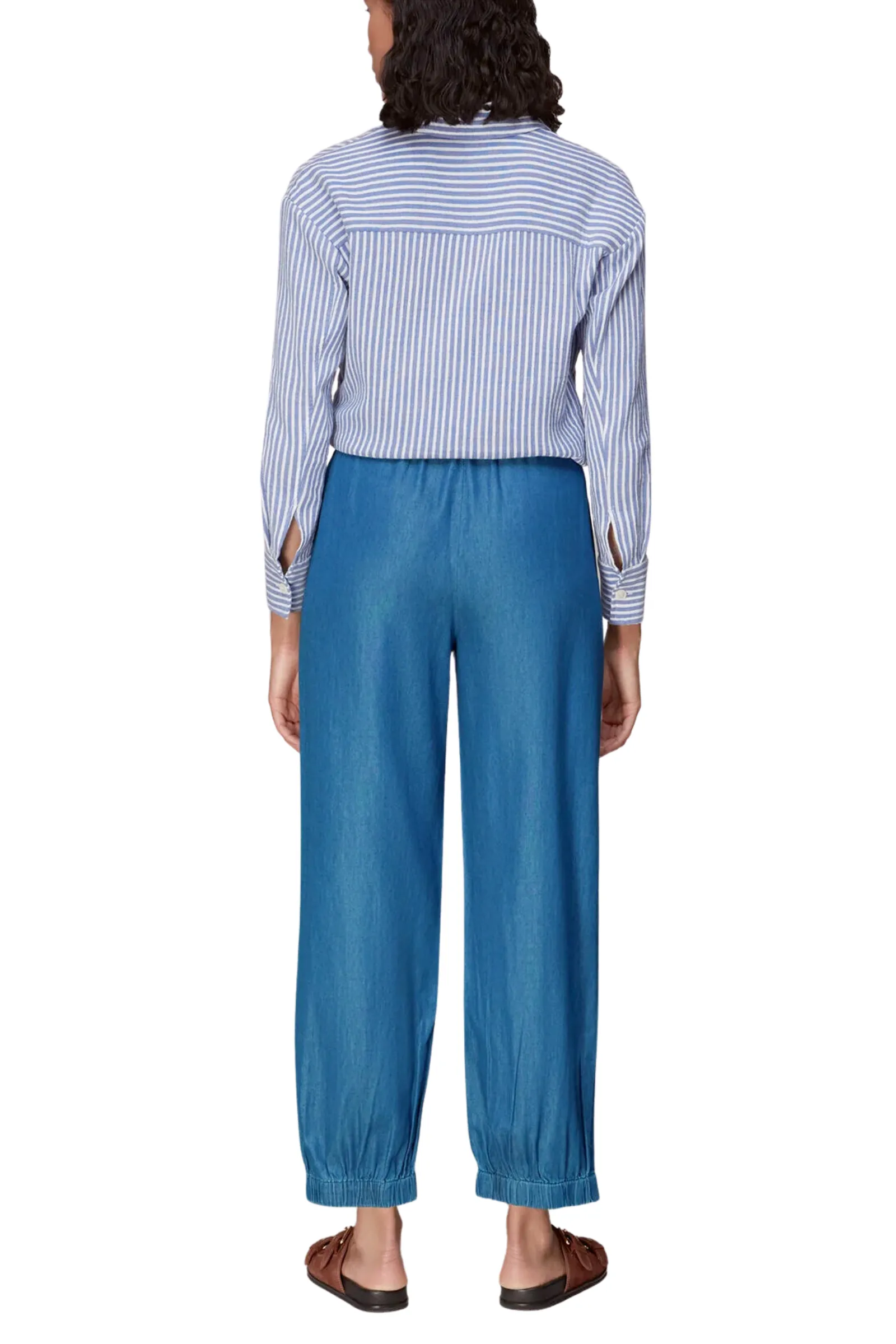 Lucy Chambray Barrel Trouser