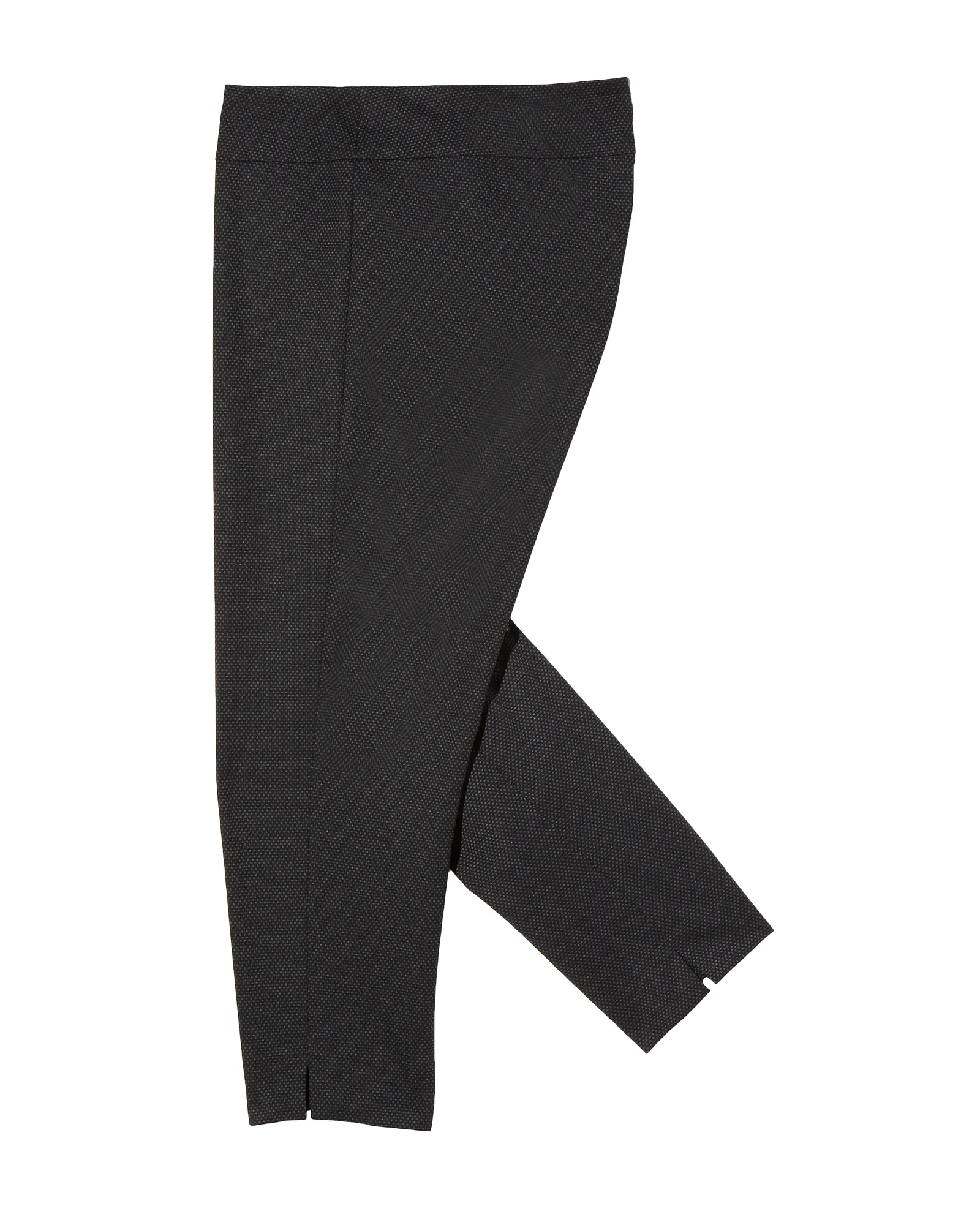 Lugo Patterned Ankle Pant | Black / Charcoal Grey