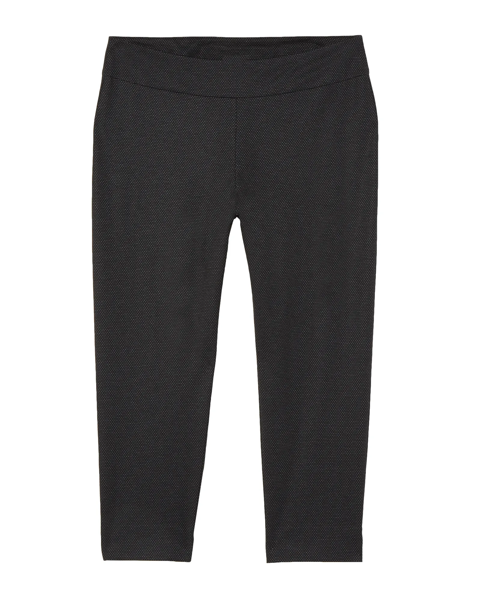 Lugo Patterned Ankle Pant | Black / Charcoal Grey