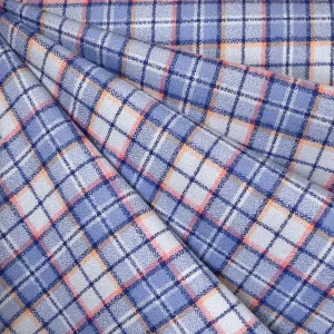 Mammoth Flannel Mini Window Plaid Periwinkle