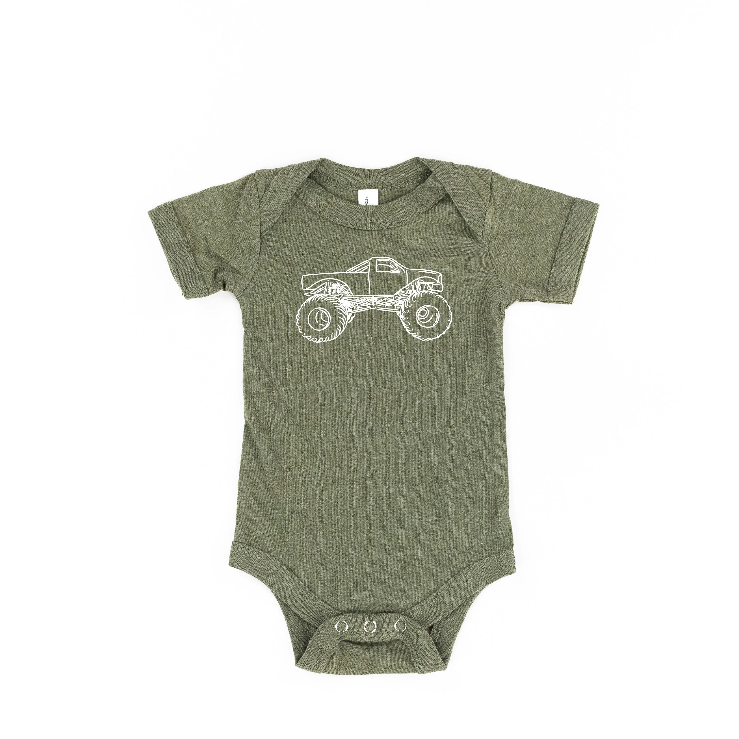 MONSTER TRUCK - Minimalist Design - Short Sleeve Child Shirt