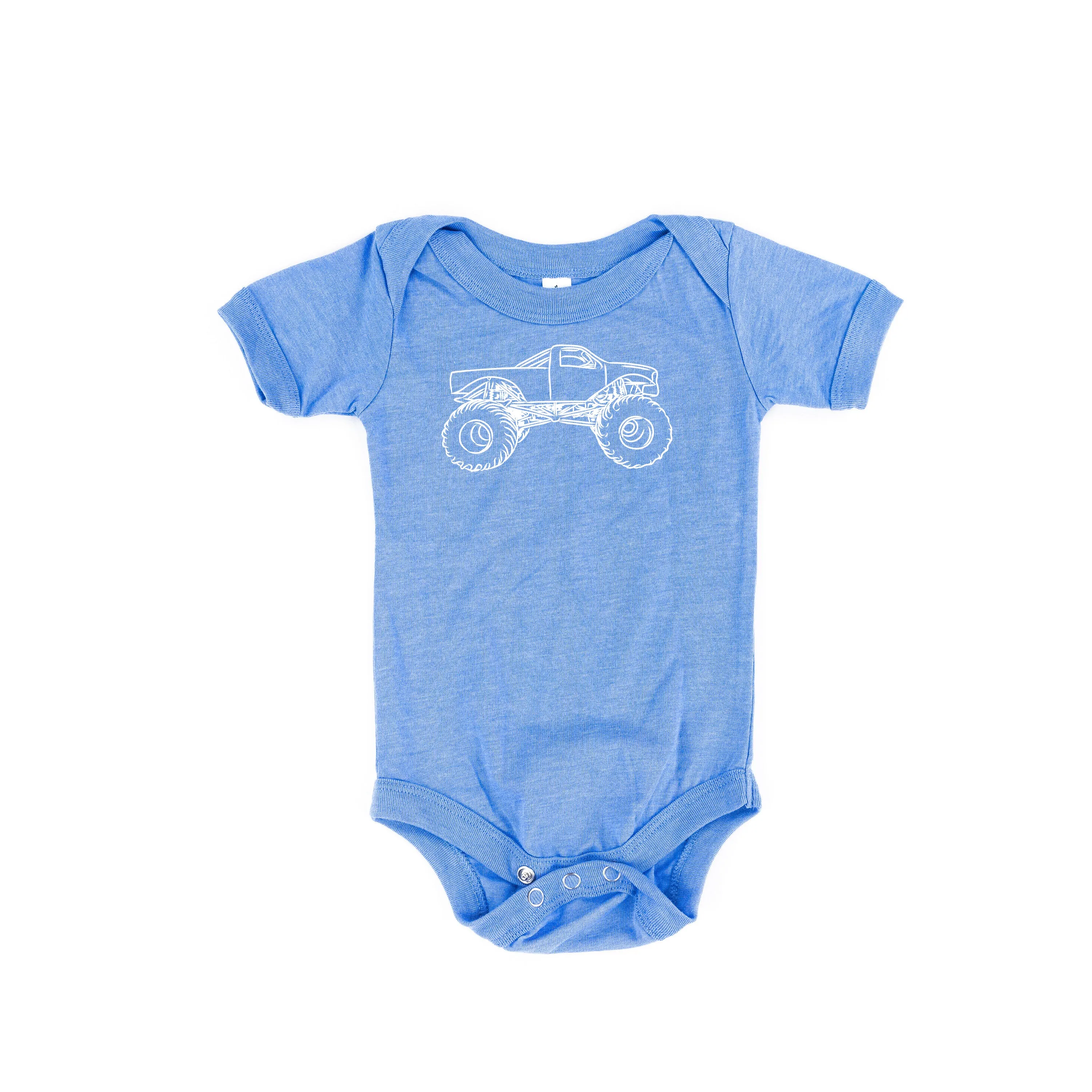 MONSTER TRUCK - Minimalist Design - Short Sleeve Child Shirt