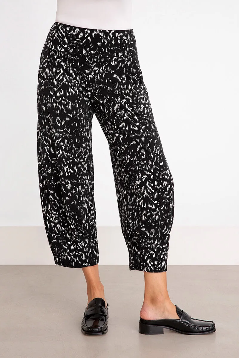 Narrow Lantern Pant | Animal Black