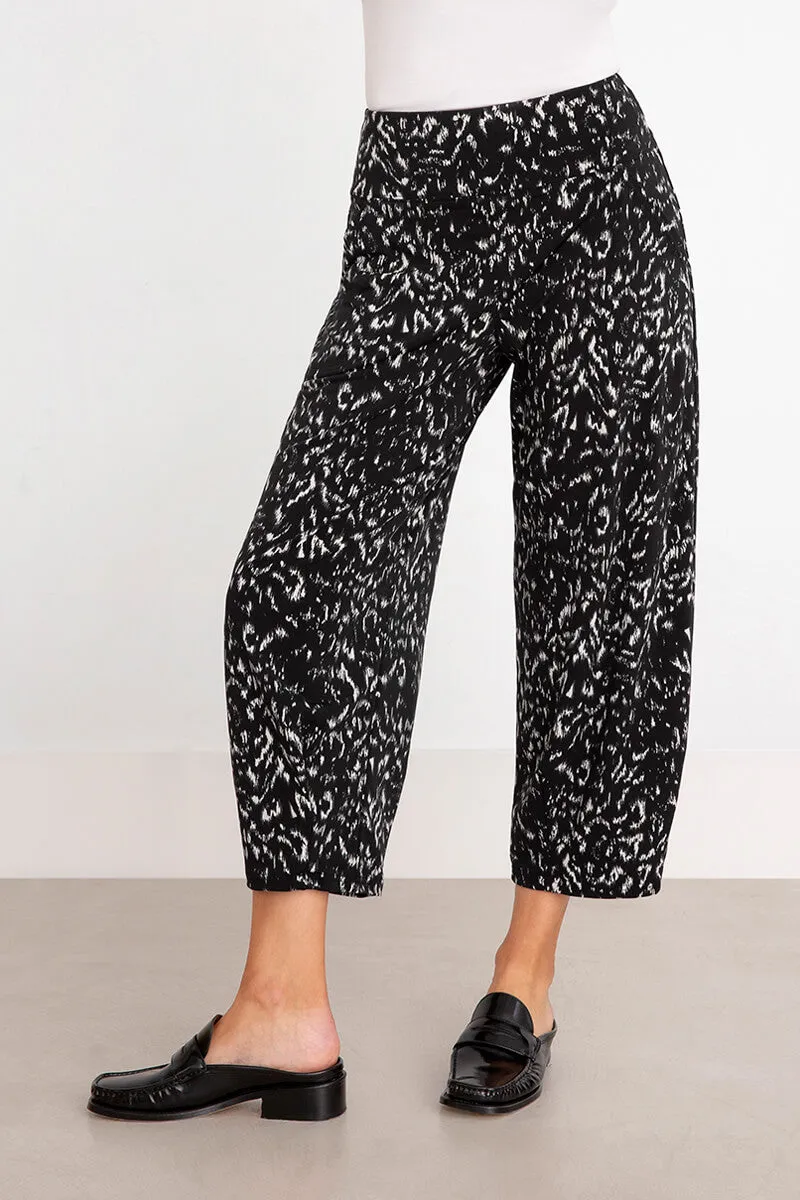 Narrow Lantern Pant | Animal Black