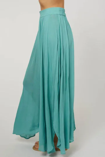 O'Neill Marni Solid Skirt-Teal