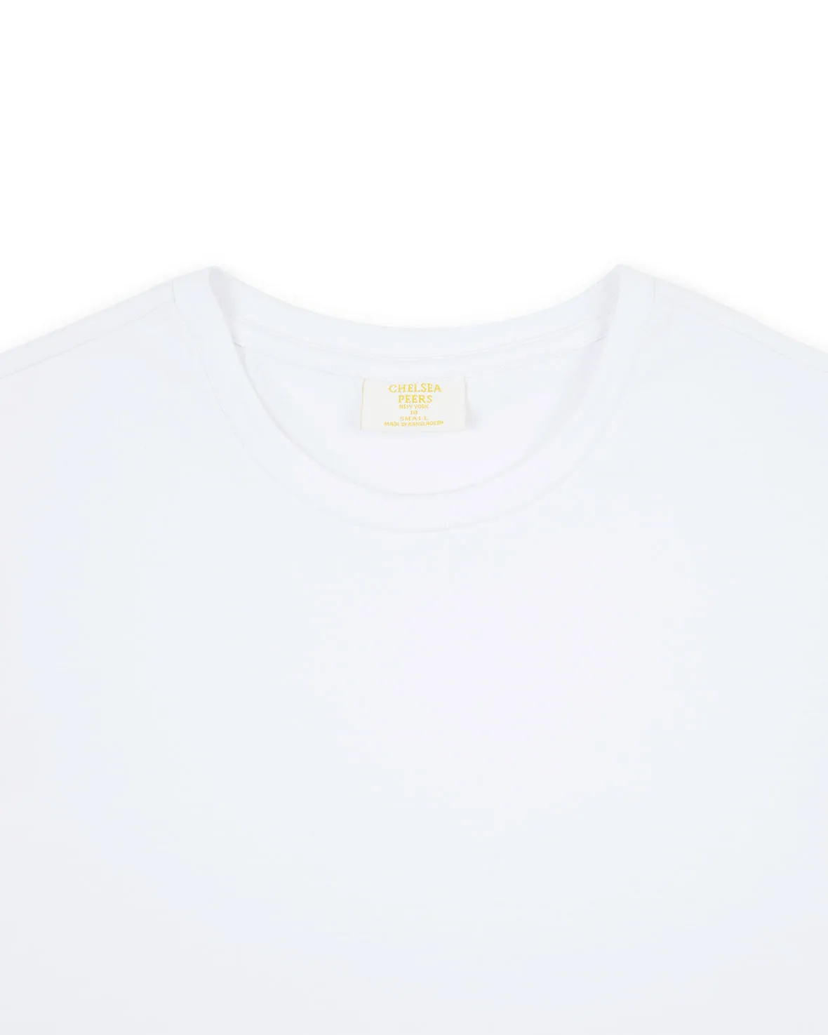 Organic Cotton Embroidered Mini Logo T-Shirt - White