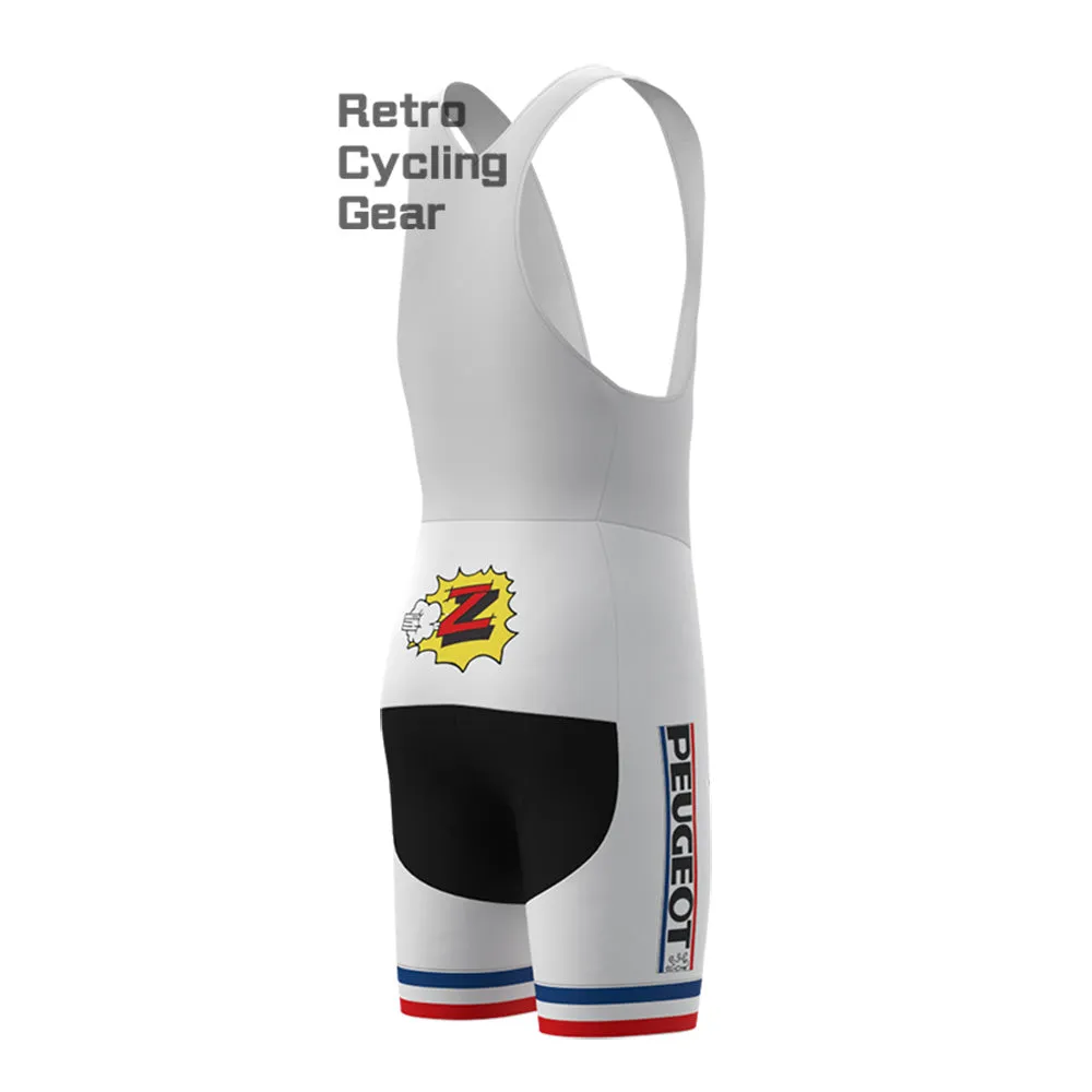 PEUGEOT Halfords Retro Bib Cycling Shorts