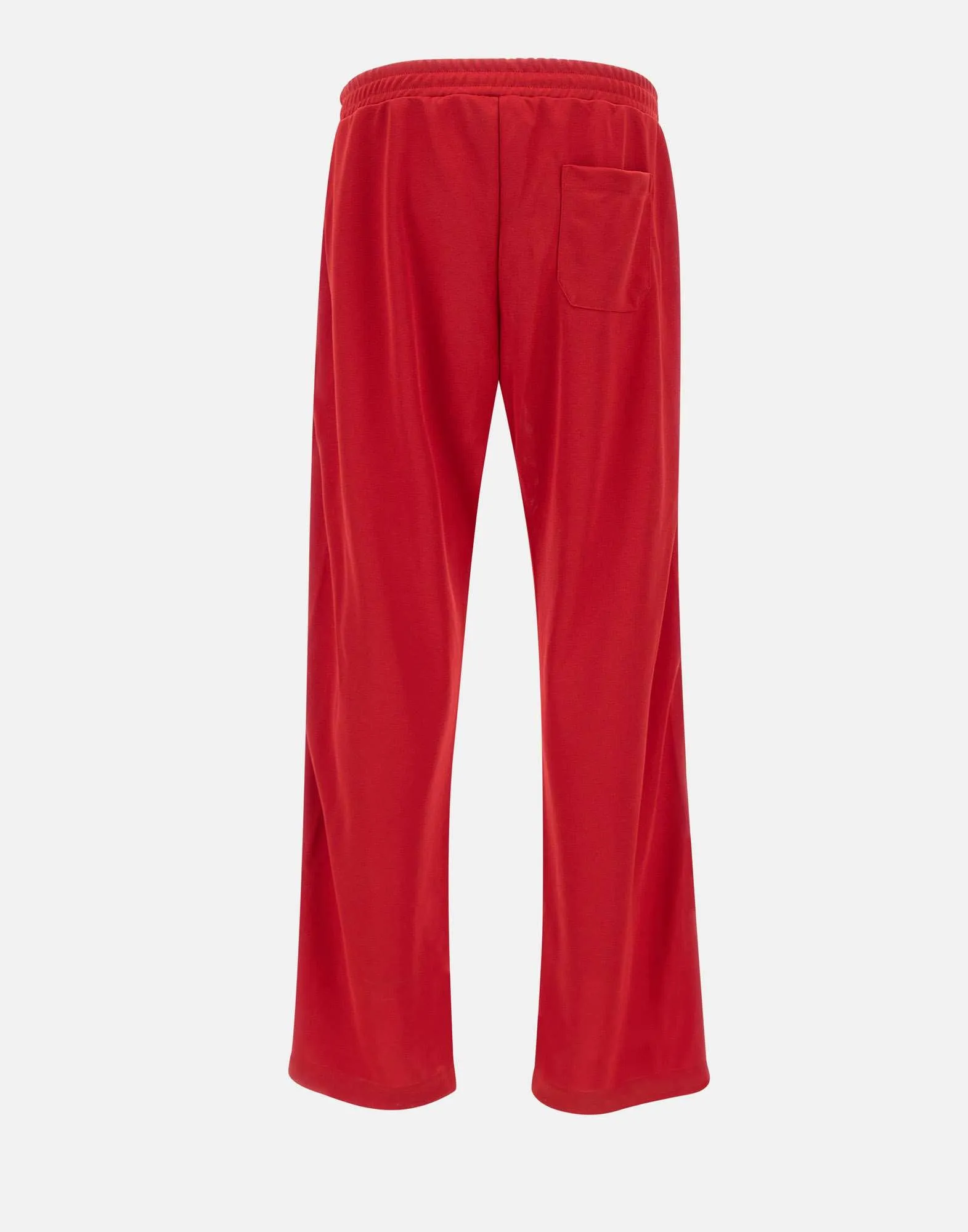 Puff Jogger Red Cotton Trousers