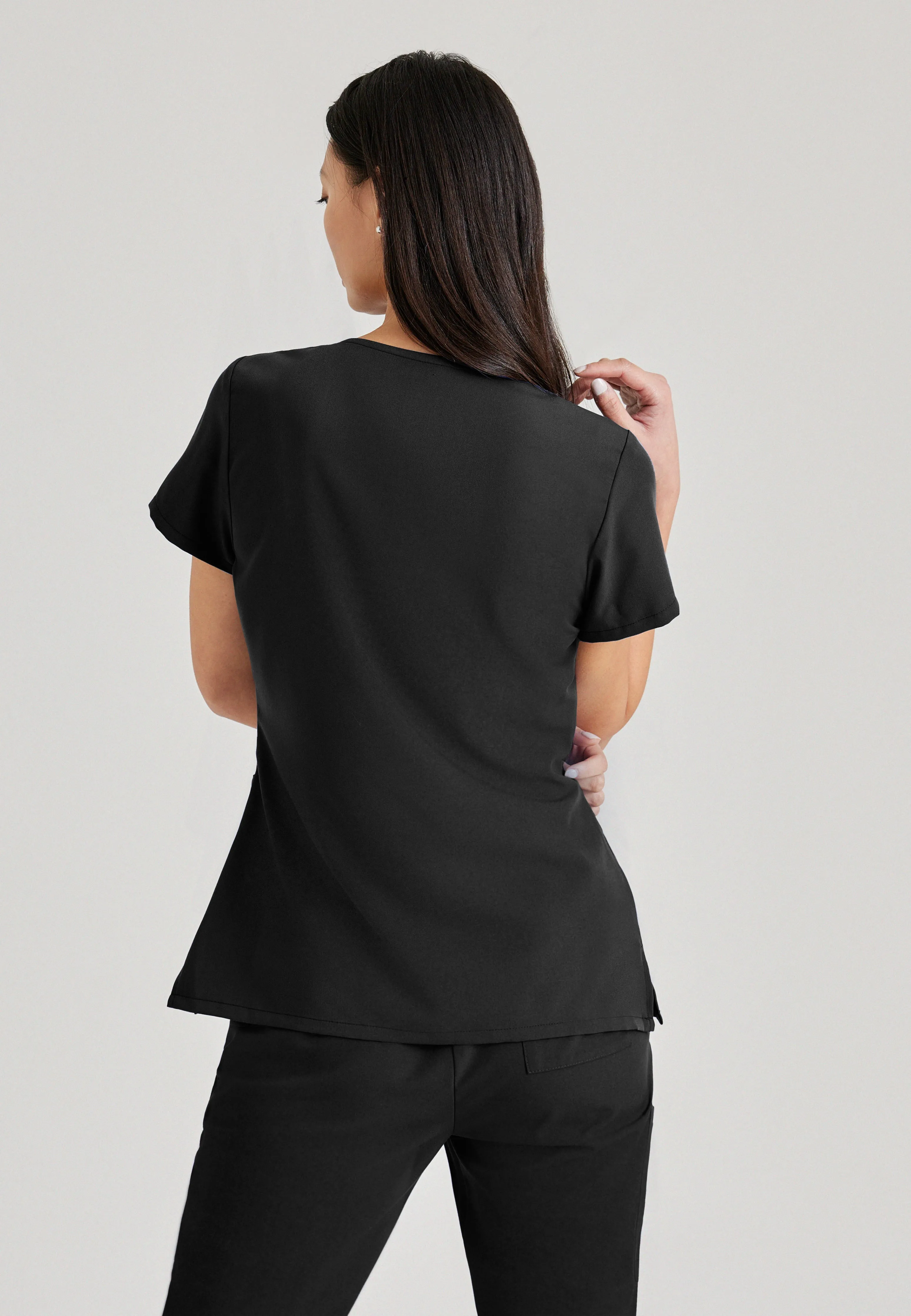 Purpose 4-Pocket V-Neck Scrub Top