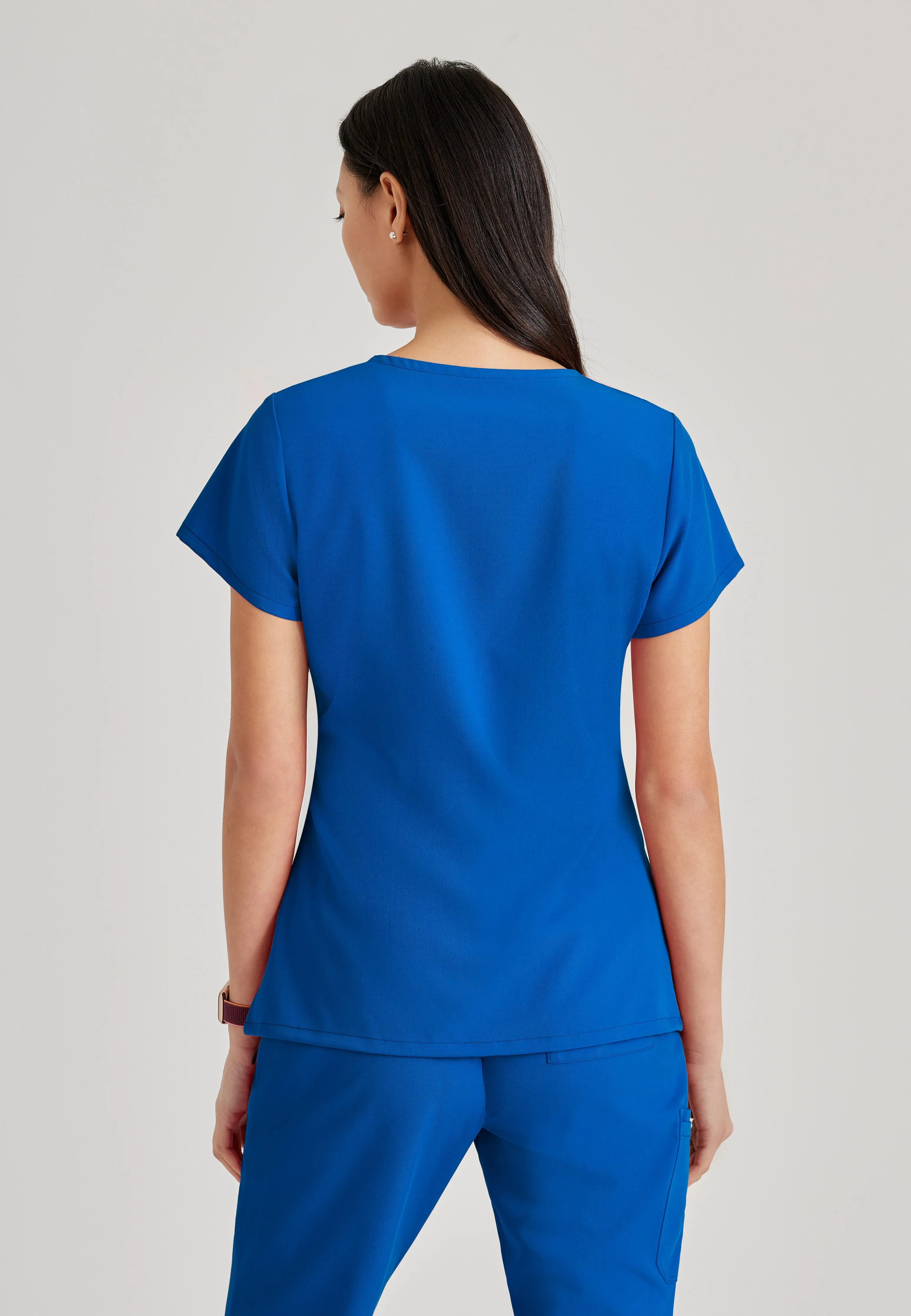 Purpose 4-Pocket V-Neck Scrub Top