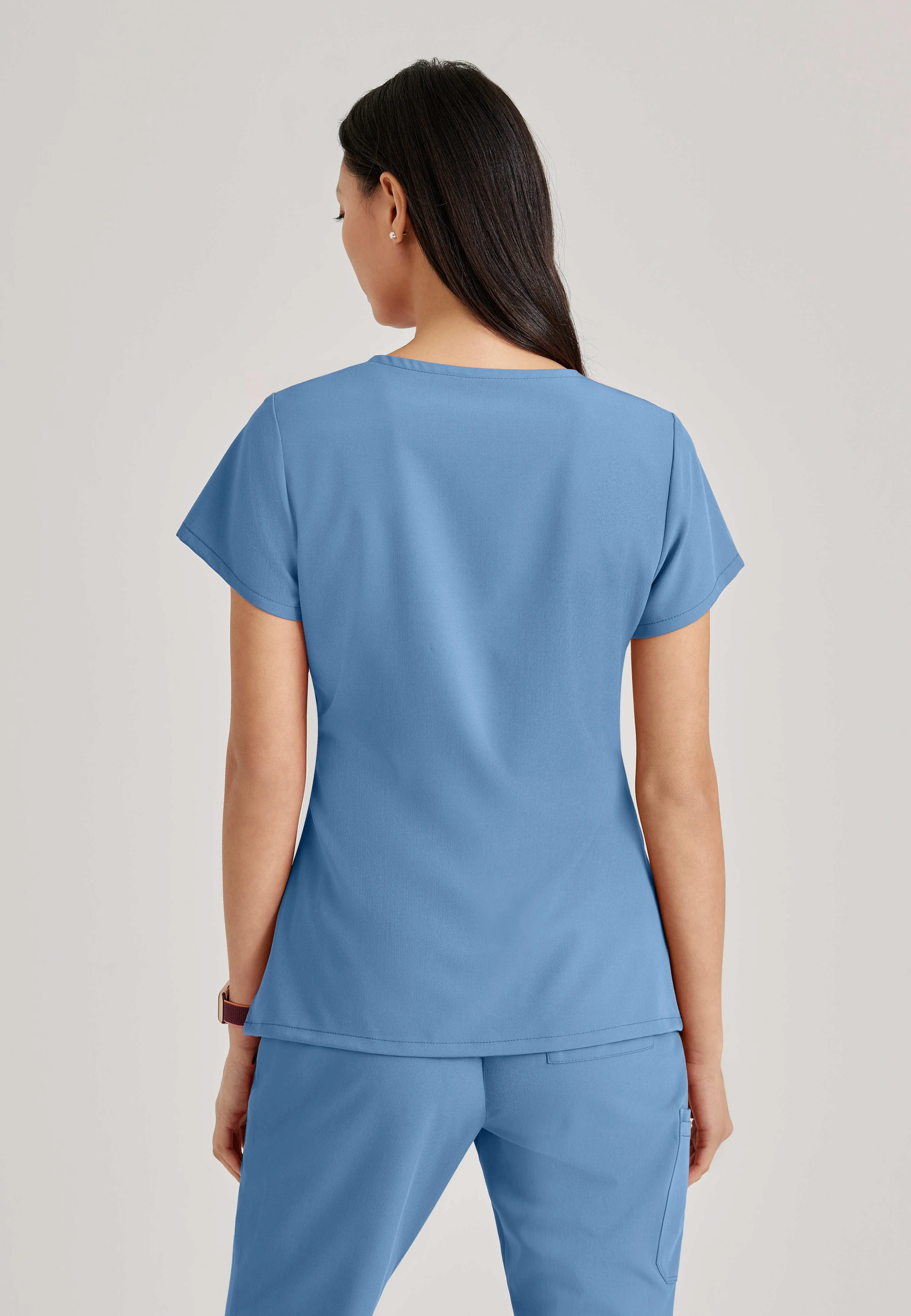 Purpose 4-Pocket V-Neck Scrub Top