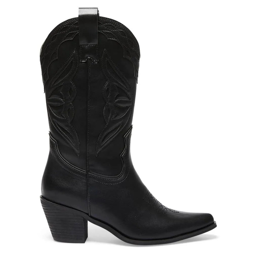 Rodeo Boot in Black On Black