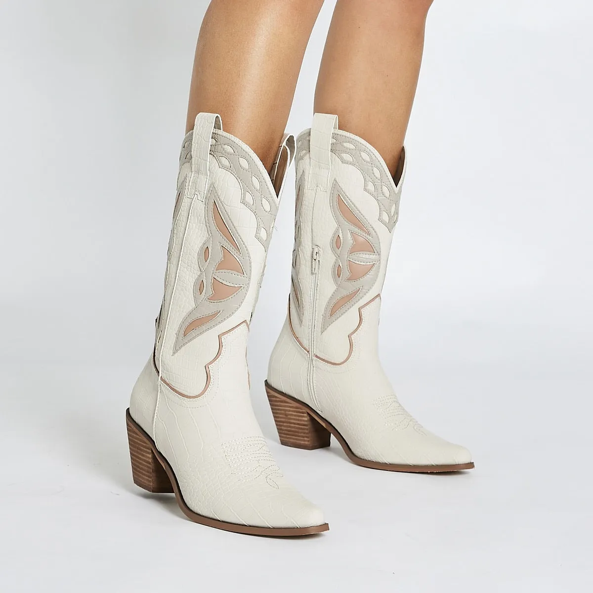 Rodeo Boot in Bone