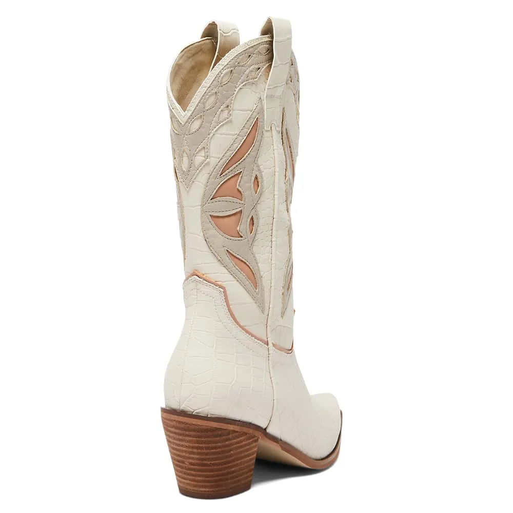 Rodeo Boot in Bone