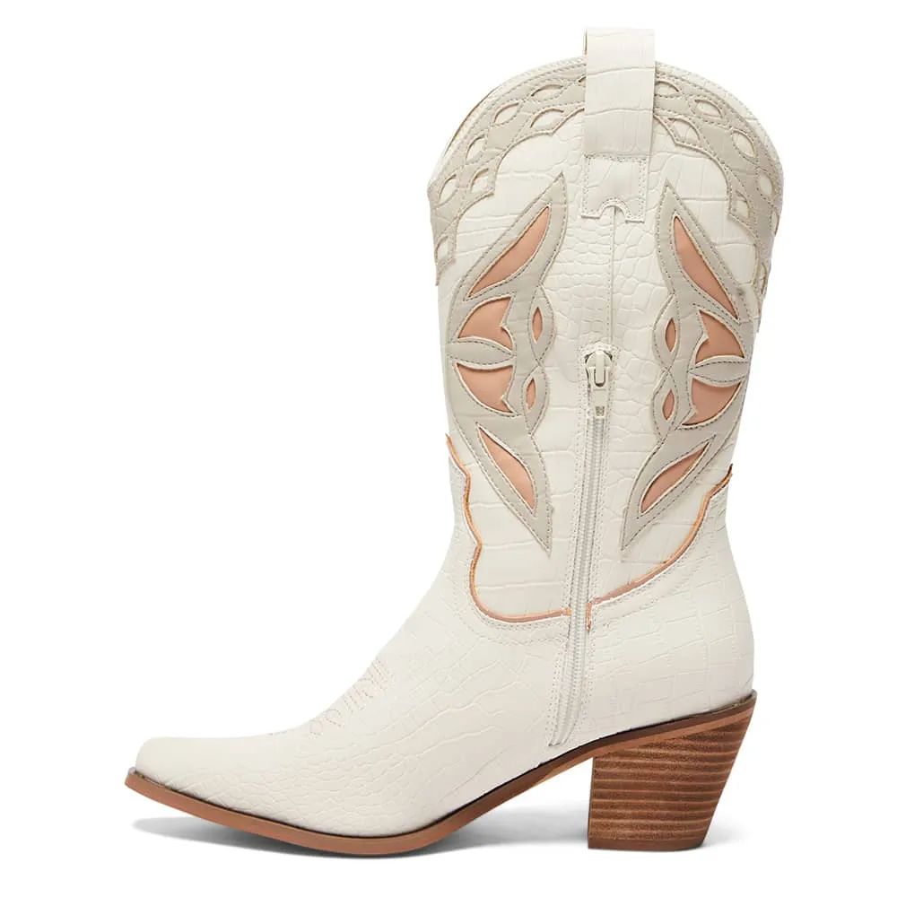 Rodeo Boot in Bone