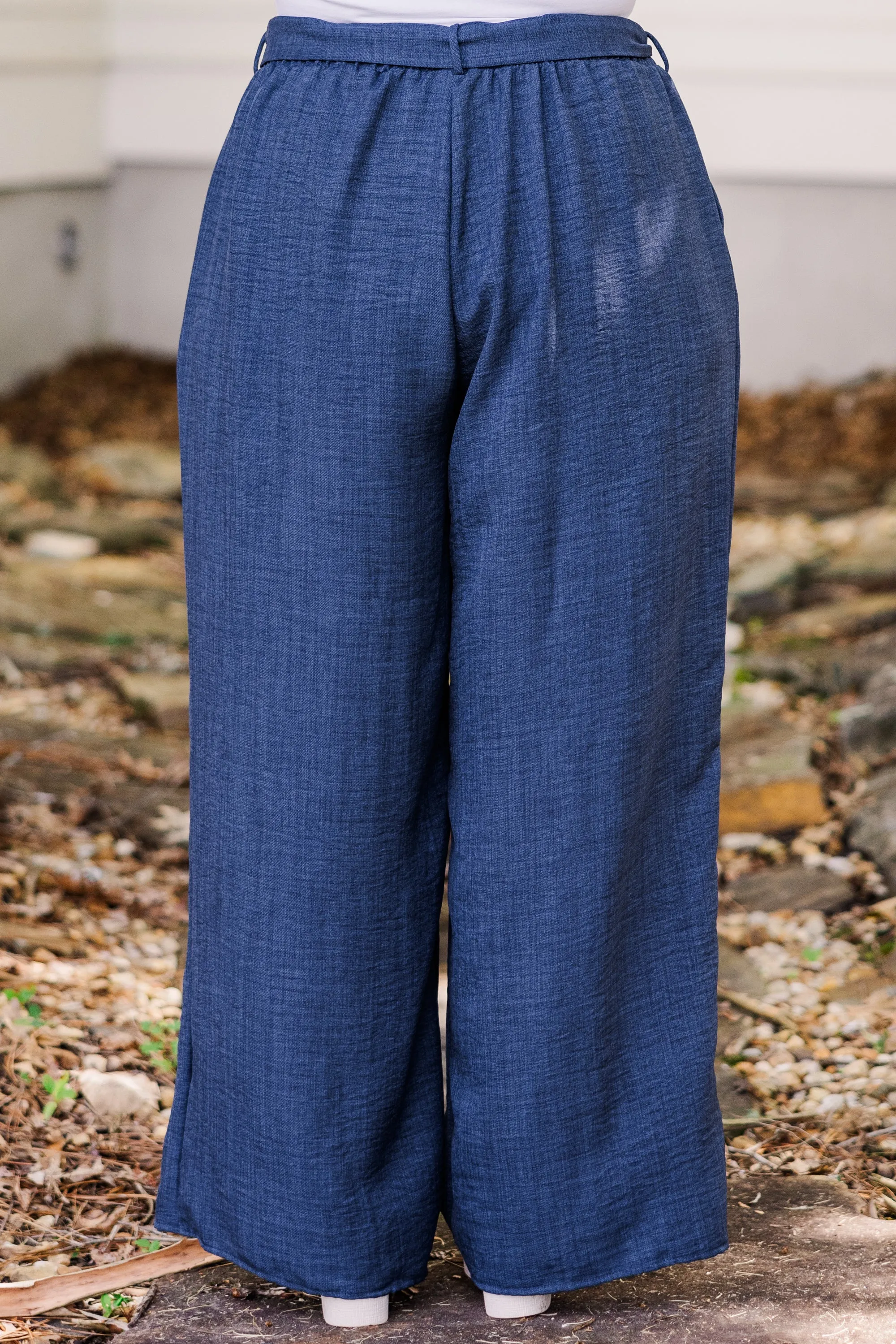 Sandy Shoreline Pants, Navy Blue